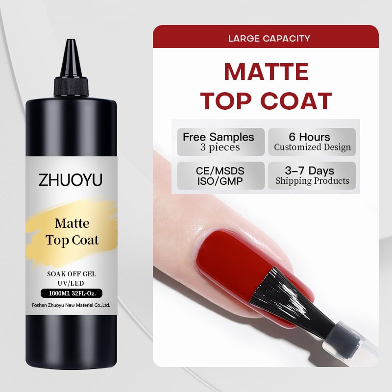 HEMA-free & TPO-free Matte Top Coat