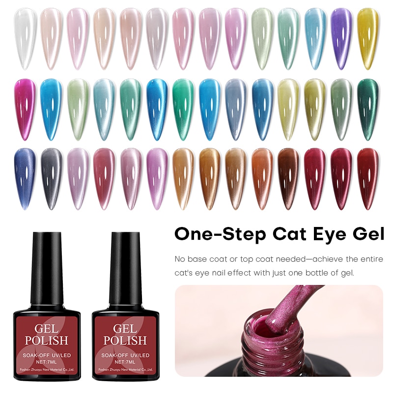 One Step Cat Eye Gel Polish magnetic formula