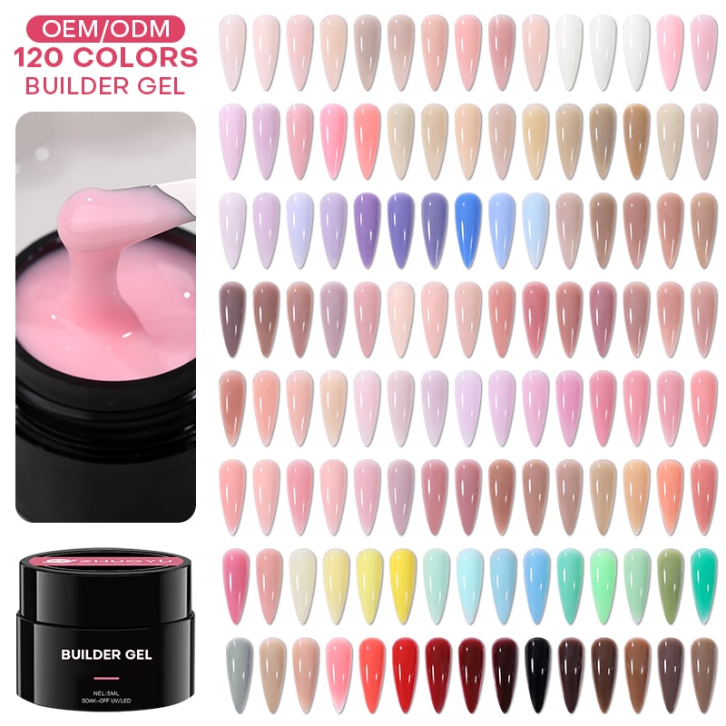 Wholesale 120-Color No-Heat Hard Gel Collection
